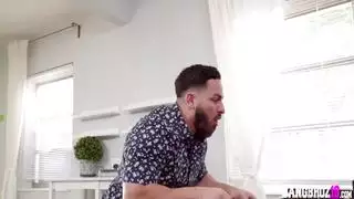 كيرا بيريز في ختام عصابة وجهية إباحية